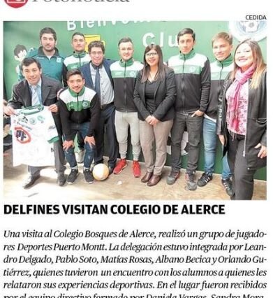 Delfines visitan Colegio Bosques de Alerce